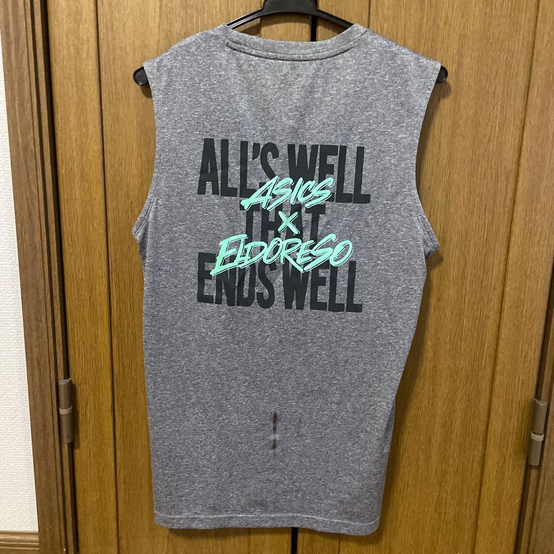 エルドレッソ eldoreso アシックス　asics コラボ　ノースリーブ