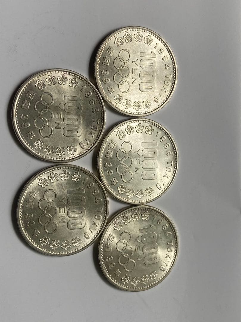 1964年東京オリンピック記念メダル（5枚セット）コレクション用