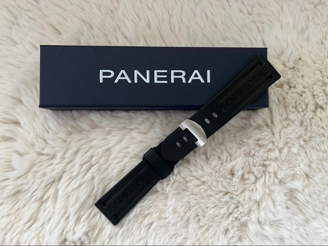 PANERAIパネライ ラバーベルト純正ステンレスDバックルセット