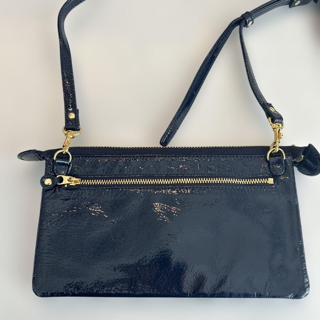 ATAO アタオ　ブーブー　 お財布ポシェット　エナメル