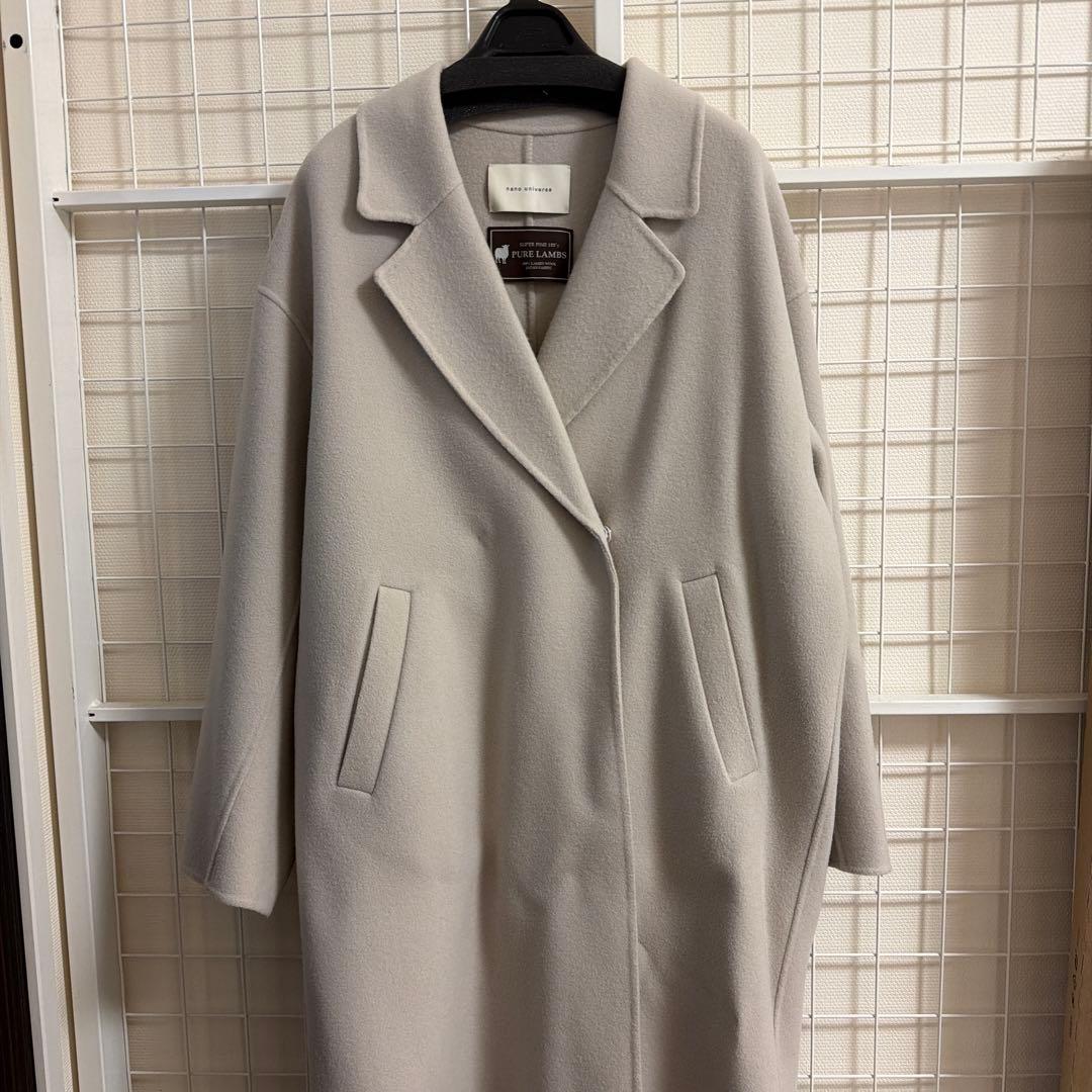 Nano universe ラムウールコート