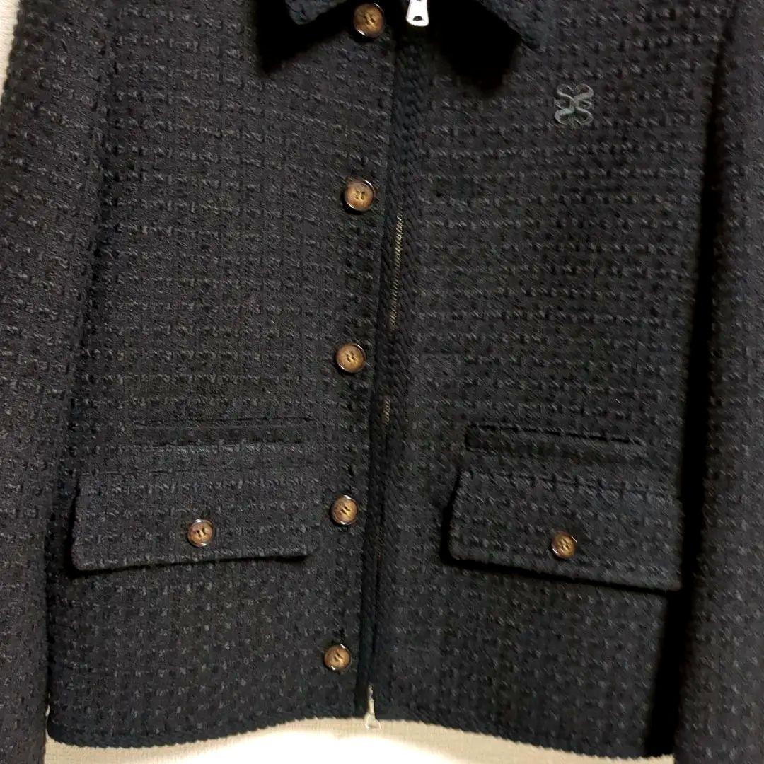 美品　SATUR アーヘン ウール ブレンド カラー ツイード ジャケット　M