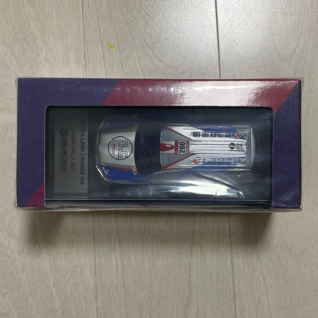 【激レア非売品】トヨタ ランドクルーザー200ミニカー　ダカールラリー2022