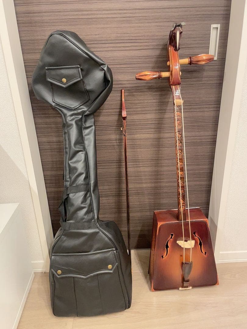 希少 馬頭琴 ケース付き