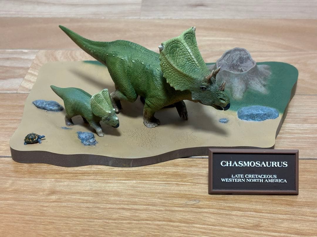タミヤ 1/35 恐竜世界シリーズ 超大型情景ディスプレイセット 塗装済 完成品