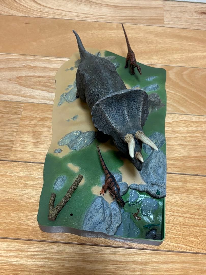 タミヤ 1/35 恐竜世界シリーズ 超大型情景ディスプレイセット 塗装済 完成品
