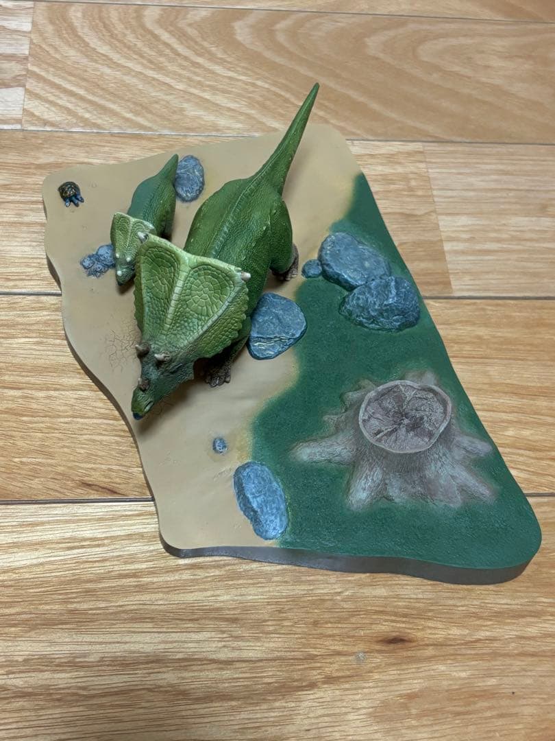 タミヤ 1/35 恐竜世界シリーズ 超大型情景ディスプレイセット 塗装済 完成品