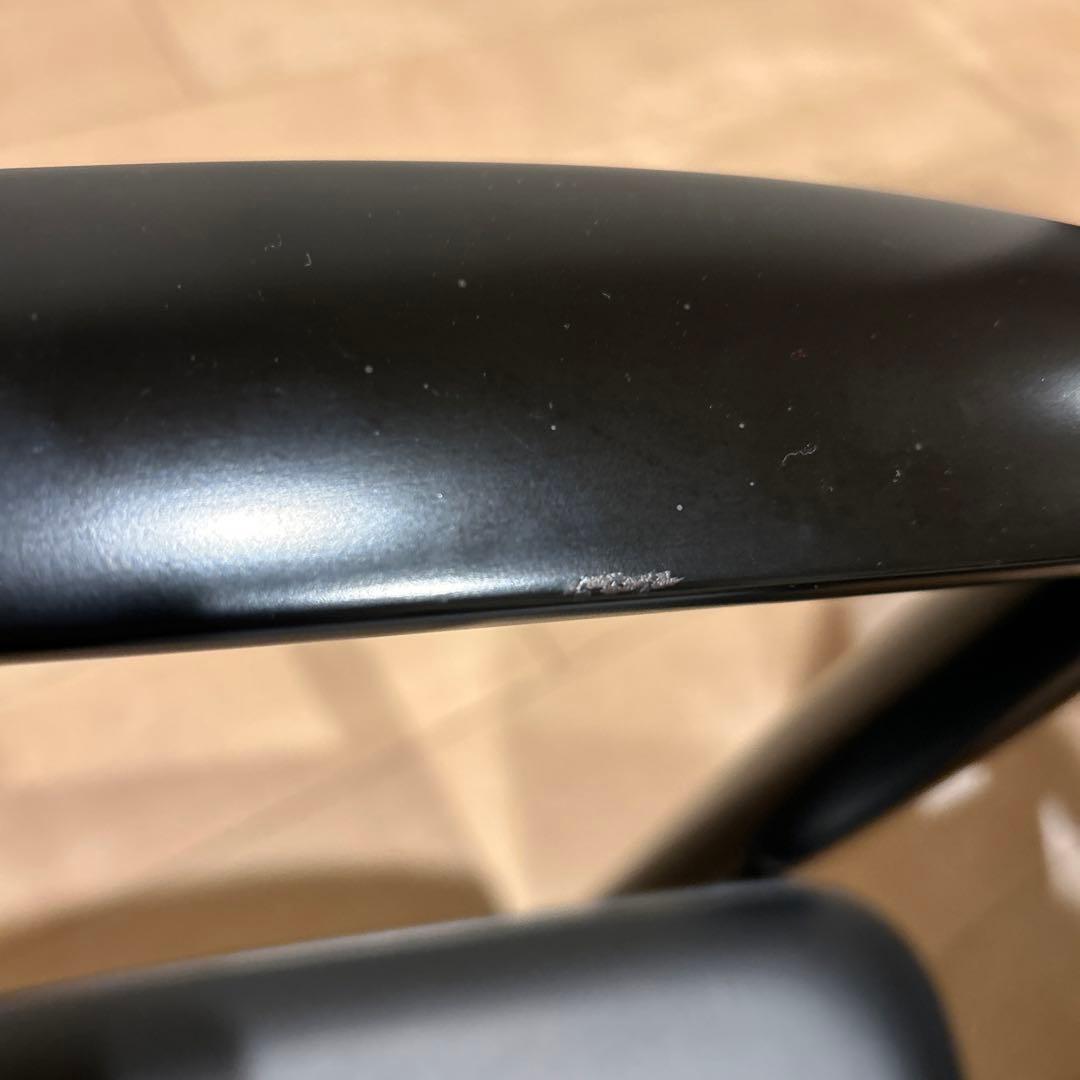 美品　マルニ木工　ヒロシマ　レザー　ラウンジチェア　ブラック アームチェア