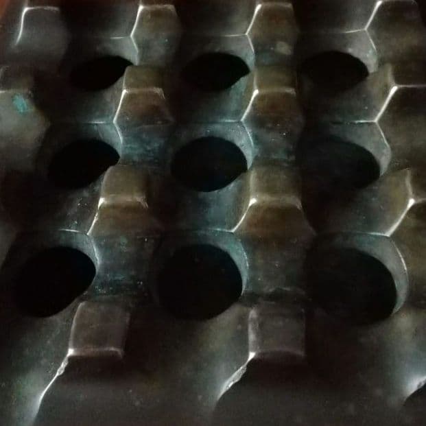 逸品　真鍮　灰皿　ミッドセンチュリー　オブジェ　スウェーデン　インダストリアル