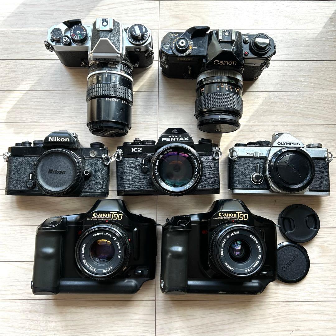 ジャンク カメラ 7点 レンズ 5点 まとめ売り