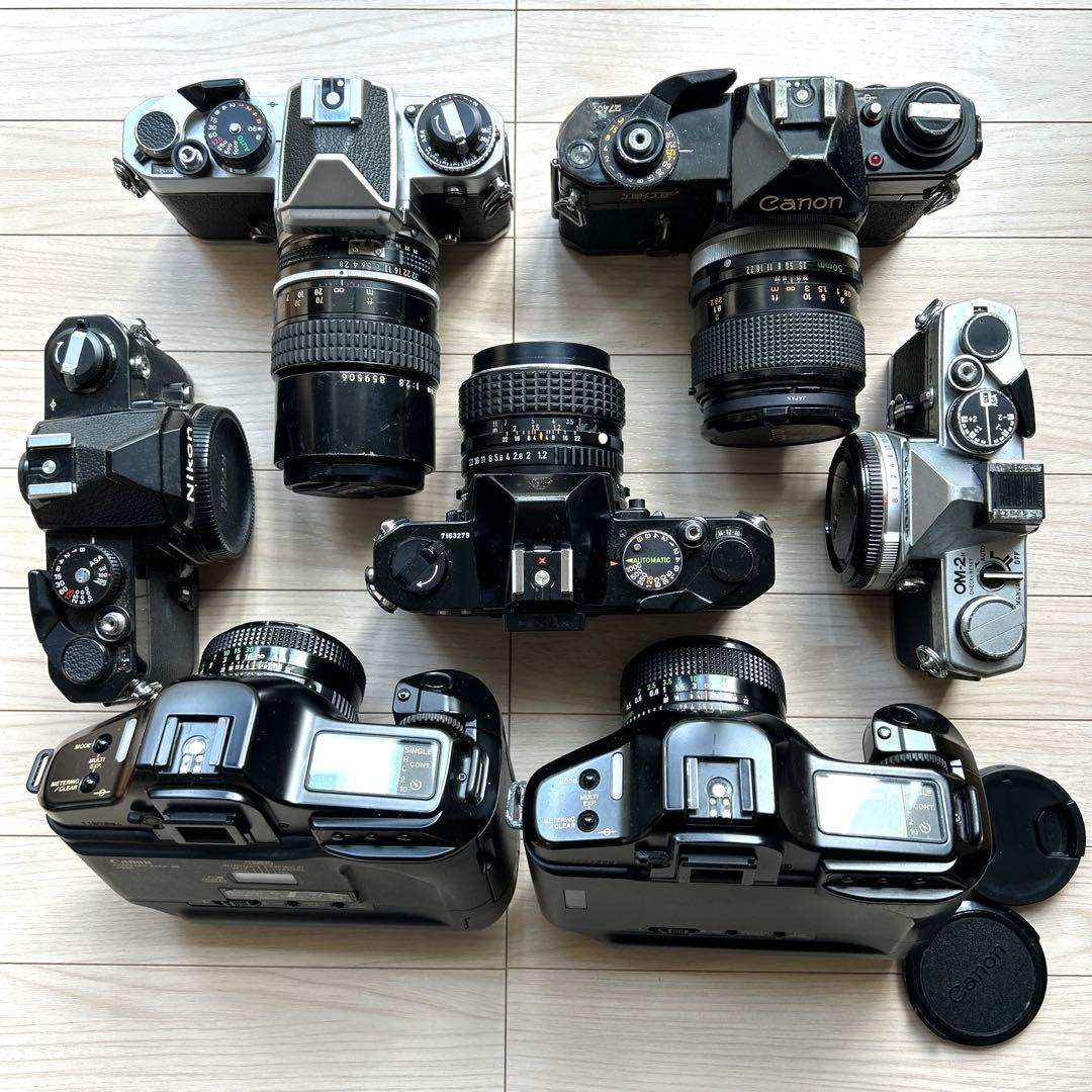 ジャンク カメラ 7点 レンズ 5点 まとめ売り