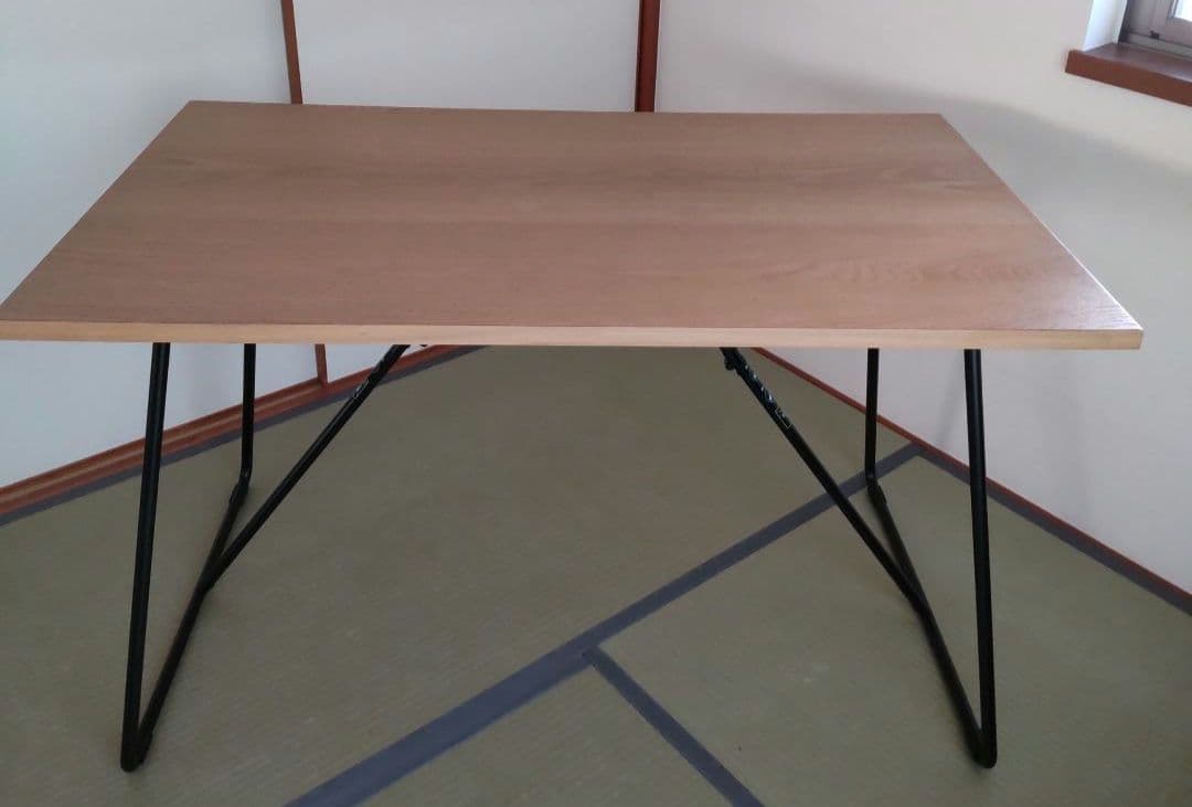 無印良品　折りたたみテーブル（幅120センチ　オーク材）