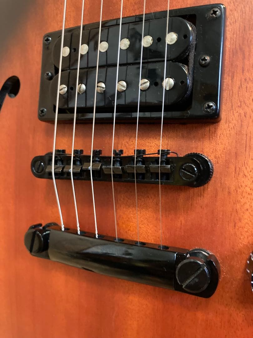 Epiphone エピフォン dot studio WS セミアコ　調整済み