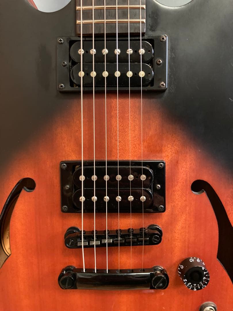 Epiphone エピフォン dot studio WS セミアコ　調整済み