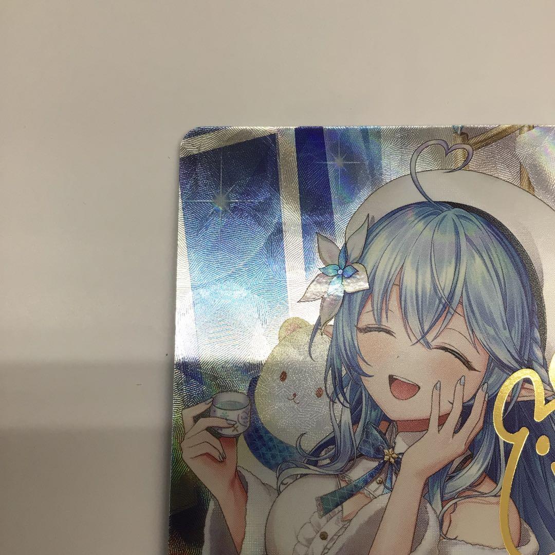 ホロライブカード　雪花ラミィ　SEC サイン