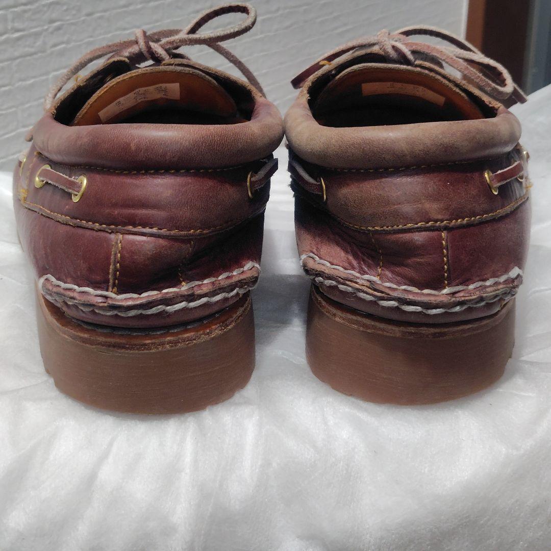 稀少☆Timberland 3eye CLASSIC LUG 本革 バーガンディ