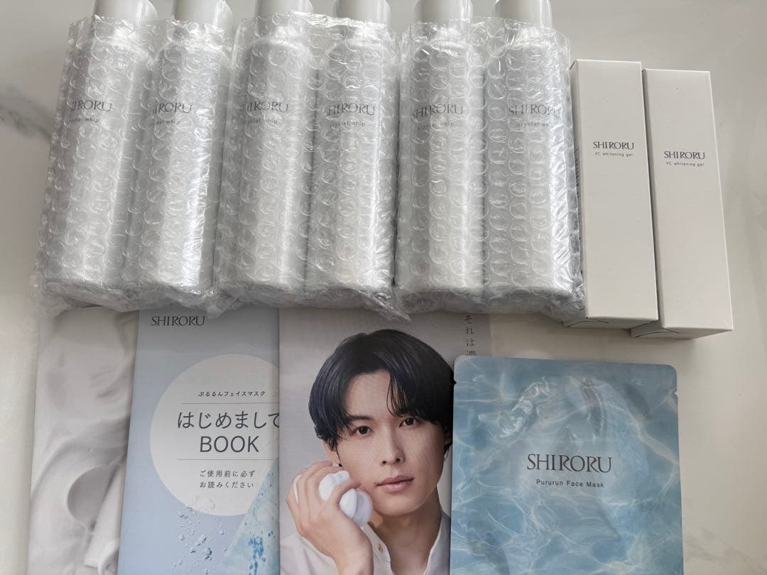シロル SHIRORU 洗顔料 6本＆薬用VCホワイトニングゲル2本セット