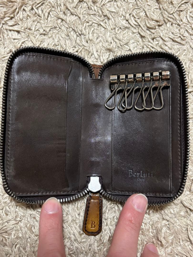 美品 Berluti ベルルッティ キーケース ６連 正規品