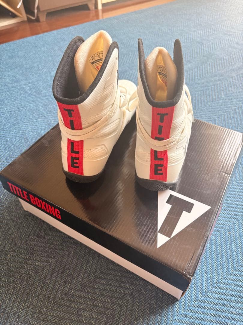 値下げ中！TITLE BOXING ボクシングシューズ ホワイト