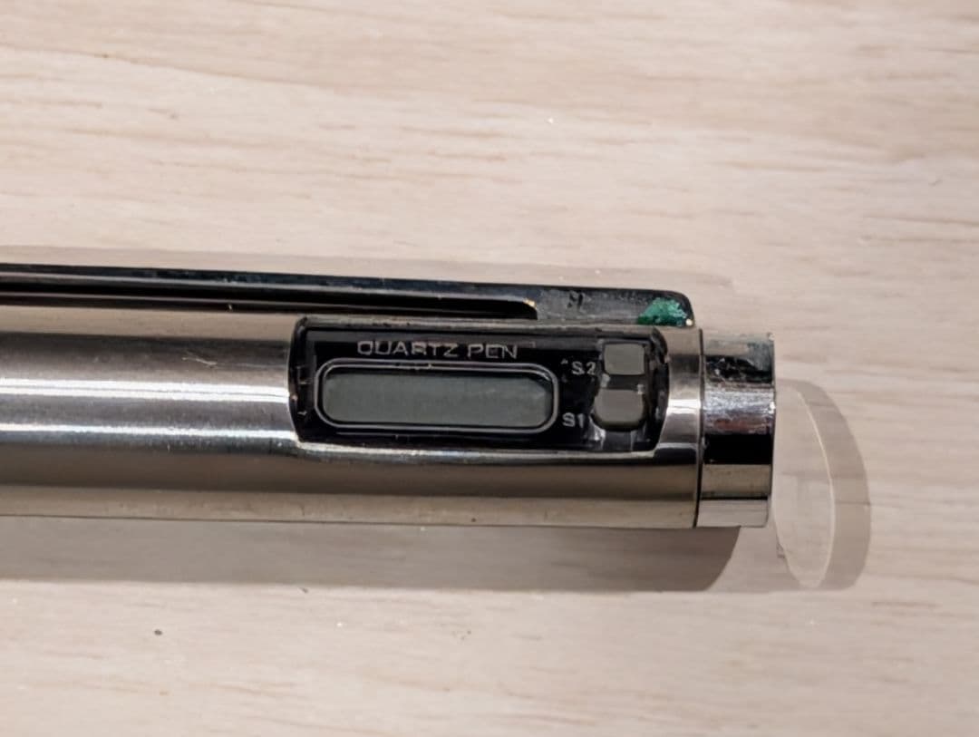 No.0019 超レアPILOT QUARTZ PEN デジタル表示付き 未使用