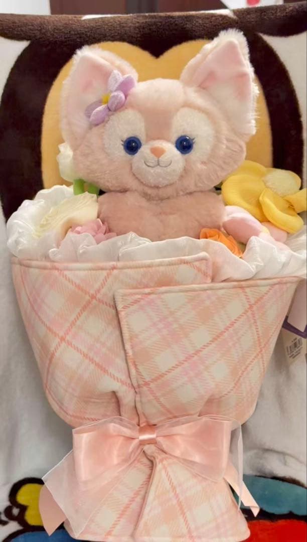 写真子発送❣️上海ディズニー新作　リーナベルお花　ぬいぐるみ