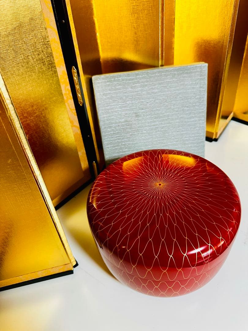 越前塗　米あみ　食籠(じきろう）　金網目