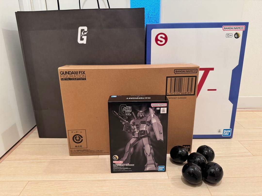 GUNDAM45FRGMT3点セット ショッパー・おまけ付きフラグメントガンダム