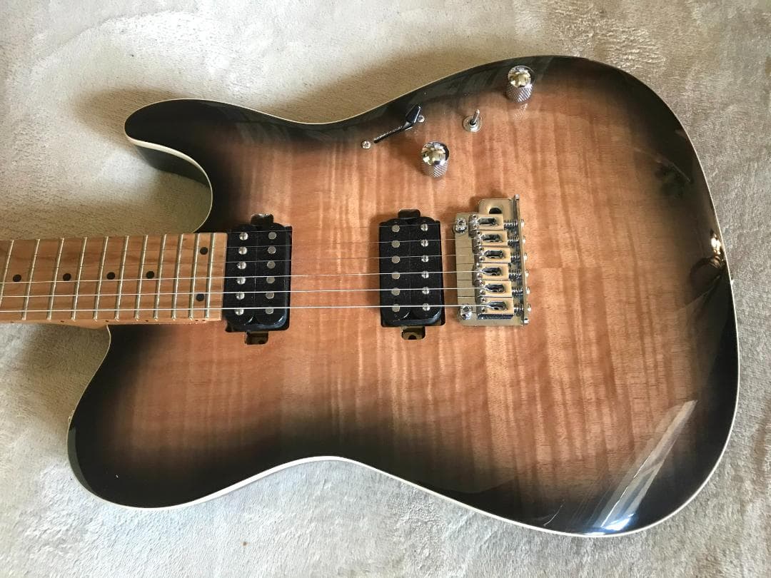 ギター Bacchus TAC24 FMH-RSM/M N-BK-Burst