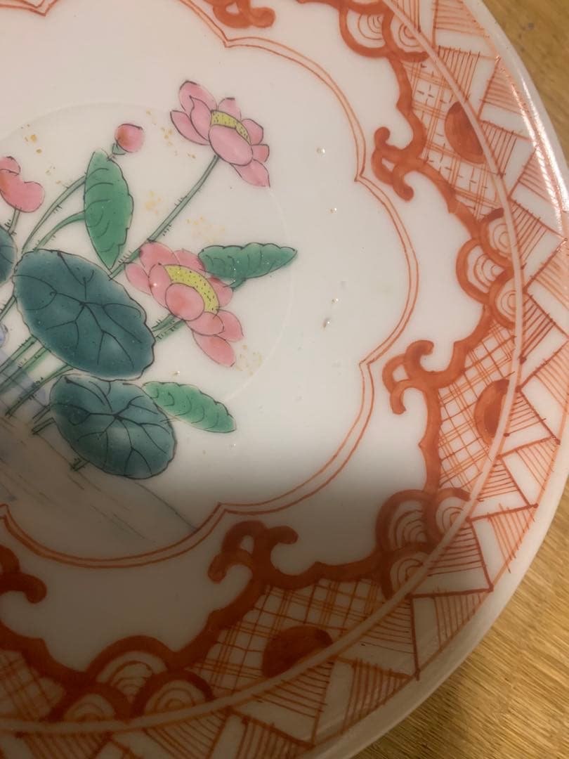 中国清時代の五彩お皿