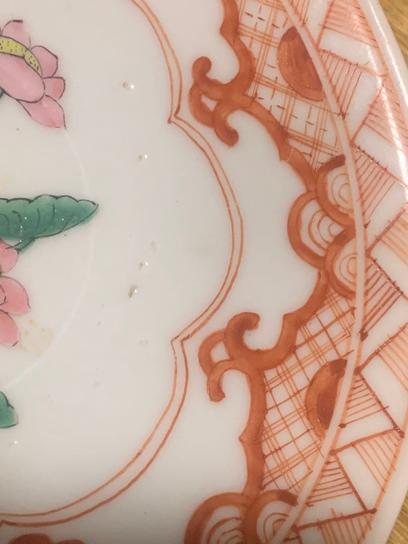 中国清時代の五彩お皿