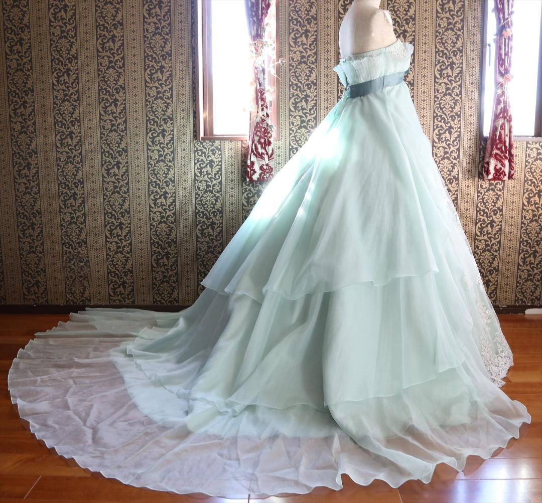 568ナチュラルビューティー高級ウエディングドレス9号11号13号カラードレス