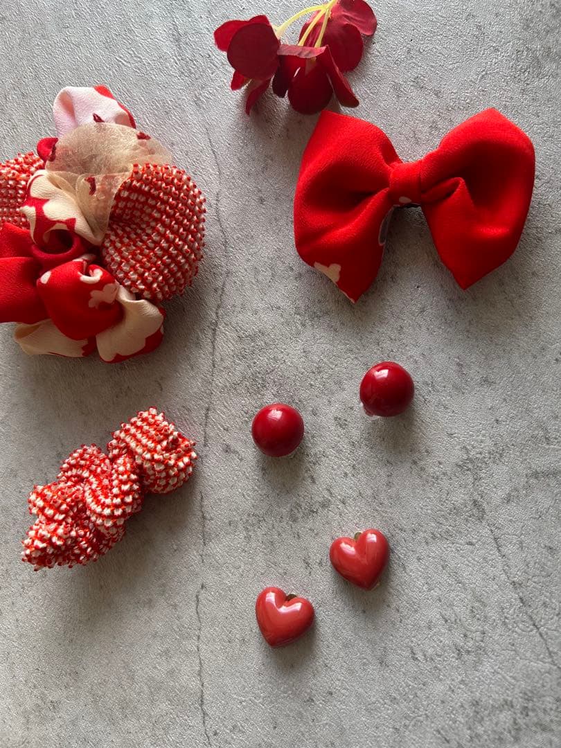 Q*n様 七五三　七五三髪飾り　ヘッドドレス　着物髪飾り　リメイク髪飾り　033