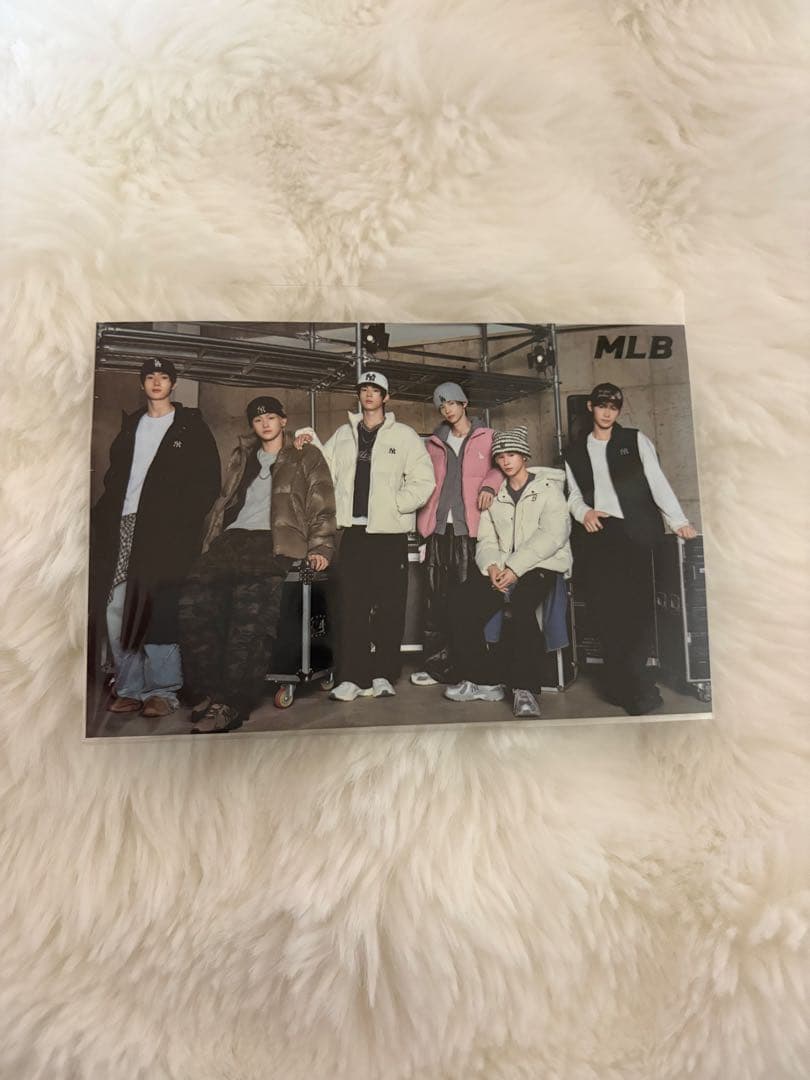 MLB Korea 猫耳ニット帽　ブラック　※韓国限定