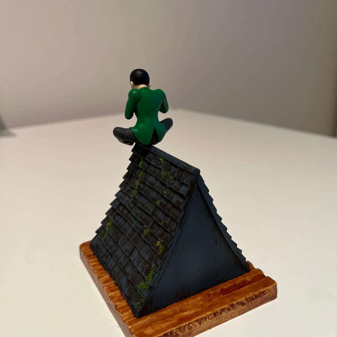 ルパン3世 カリオストロの城 屋根 プラモデル 全塗装 アクリルケース付