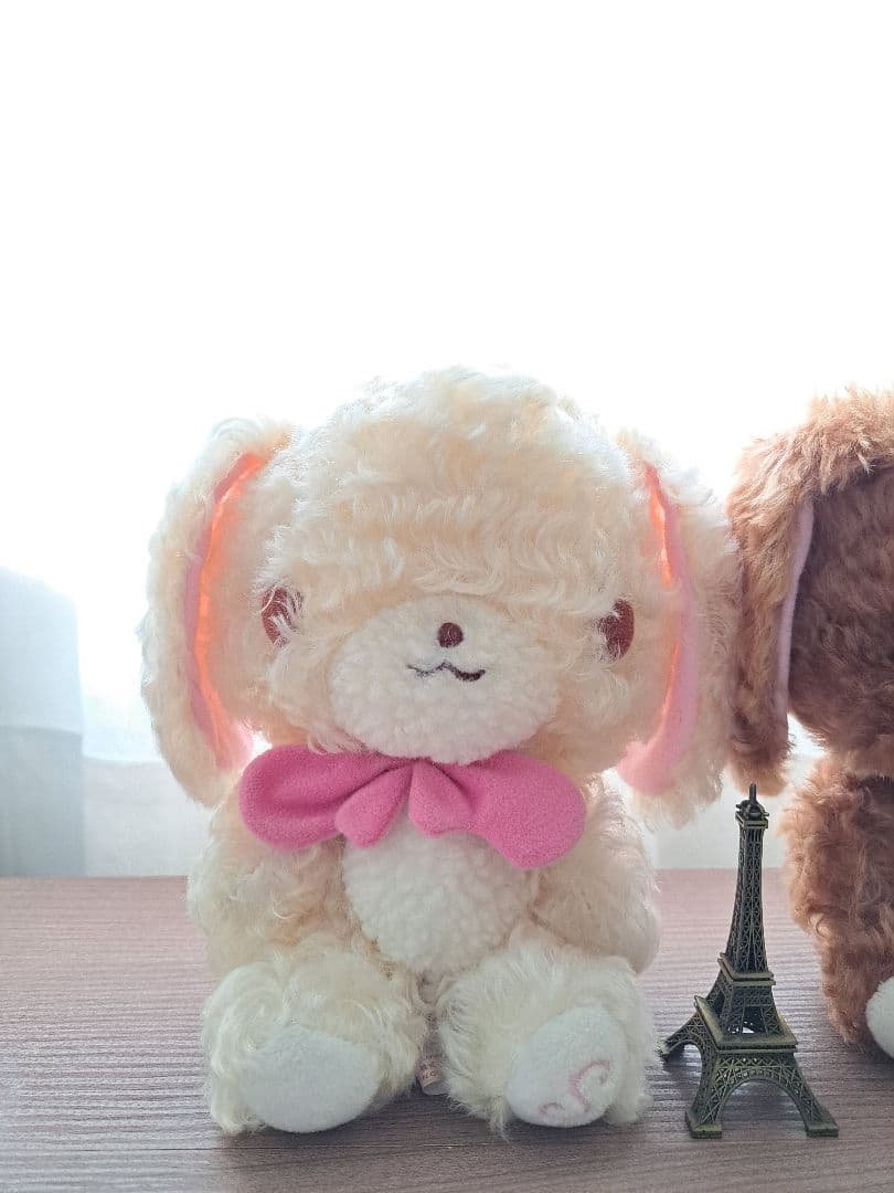 シュガーバニーズ モヘア　ぬいぐるみペア しろうさくろうさ　激レア