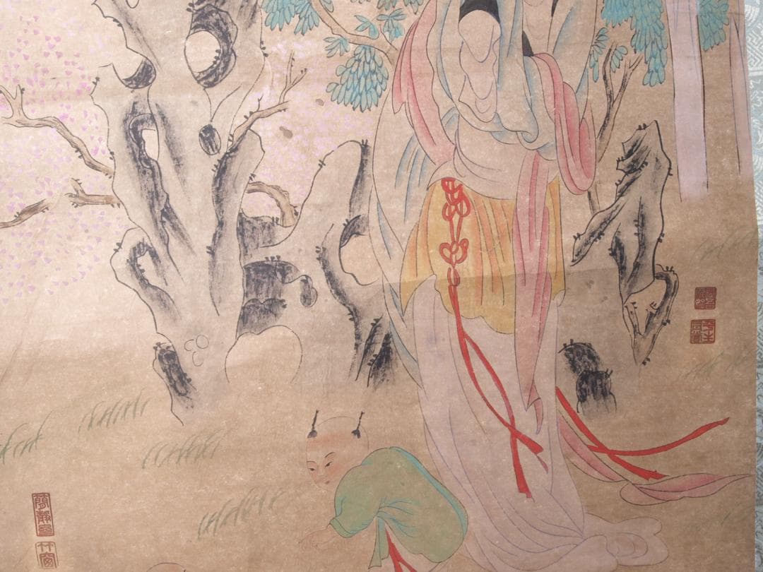 中国書画 中国近代書画家黄居 肉筆紙本 文房賞物 1903 AK547A12-1