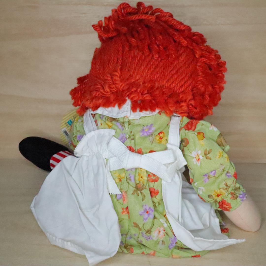 ラガディ・アン＆アンディ 縦ストライプペア ぬいぐるみ カントリー風