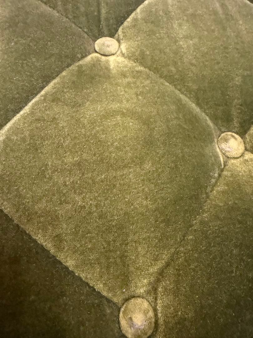 カリモク60 オットマン モケットグリーン