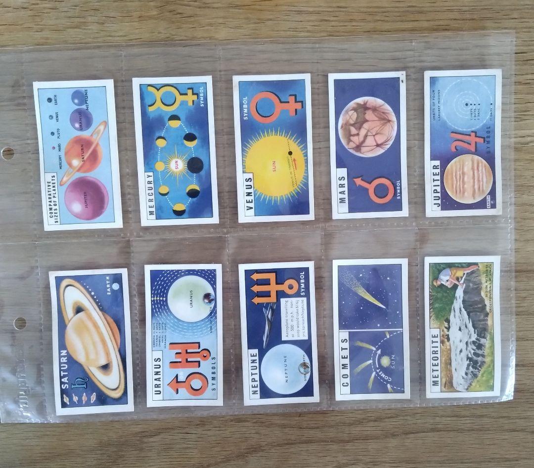 1958年◆シガレットカード＜イギリス＞◆宇宙へ 全50種◆アンティークカード