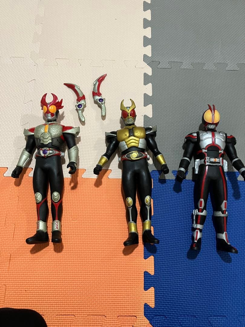仮面ライダー フィギュア 3体セット　ビッグ