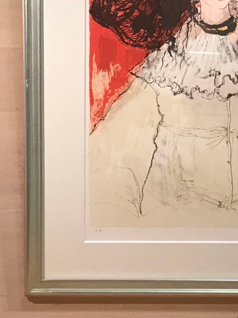 ジャンセン　「カプリーヌ」　リトグラフ　直筆サイン・エディション有り