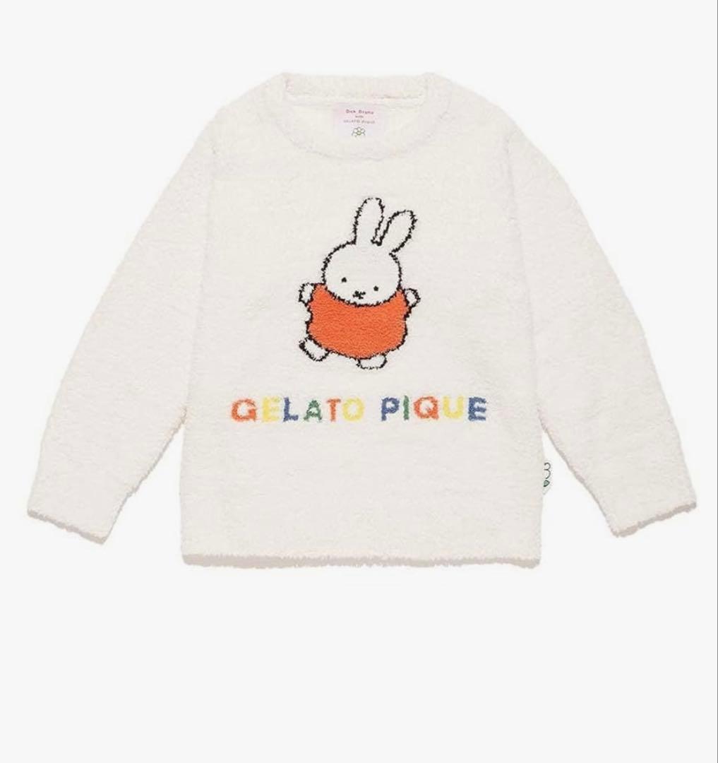 【値下げ】新品ꕥジェラートピケベビモコプルオーバー&パンツミッフィーおまけ付