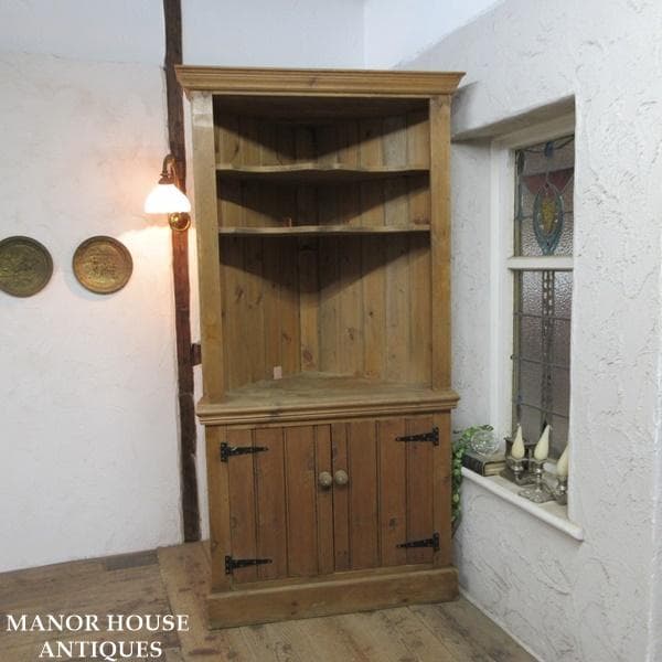 イギリス アンティーク 家具 コーナーキャビネット オープンラック 6848d
