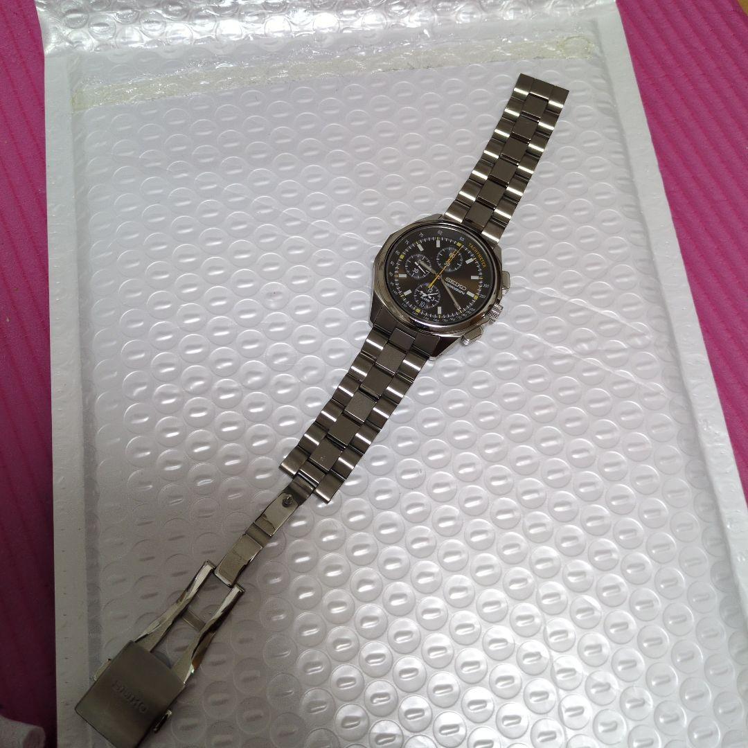 セイコー クォーツ　イグニッション　チタン クロノグラフ SEIKO