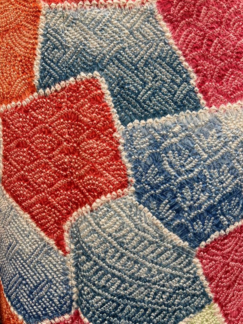 豪華！総絞り　名品　振り袖　フルセット　別誂長襦袢　総絵羽紋様　珍品　可愛い