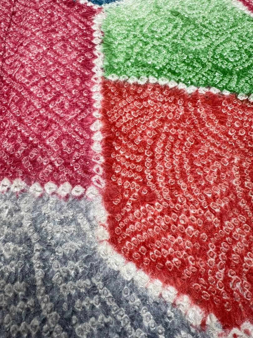 豪華！総絞り　名品　振り袖　フルセット　別誂長襦袢　総絵羽紋様　珍品　可愛い