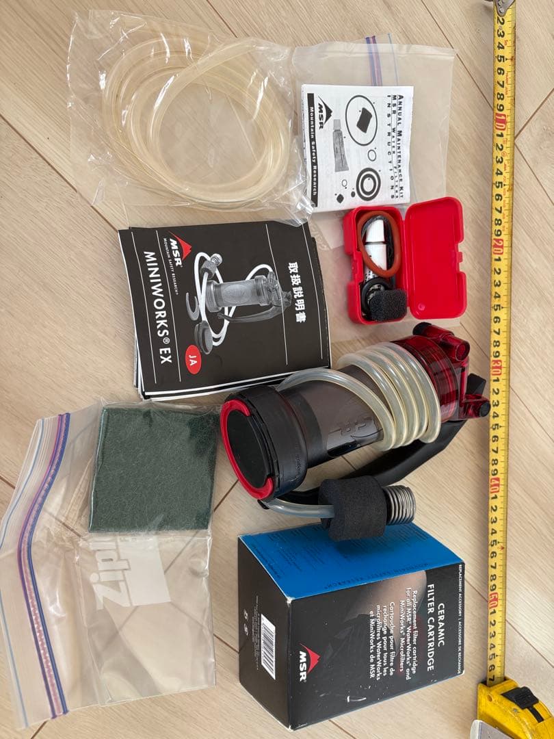 MSR アウトドア 浄水器 ミニワークスEX 予備フィルター1本付き　未使用品