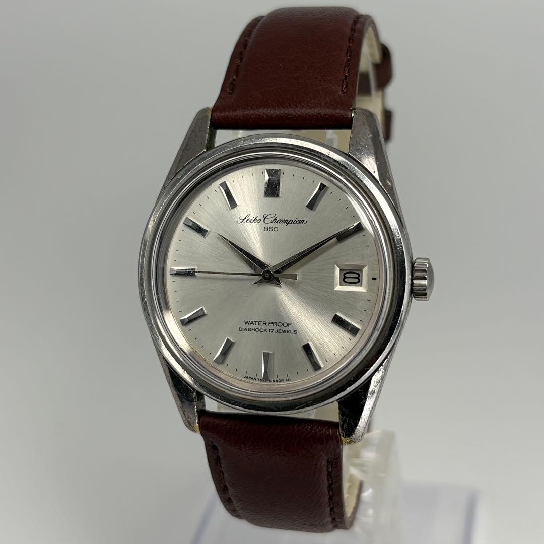 SEIKO セイコー チャンピオン860 64年製 手巻腕時計 当時物尾錠付