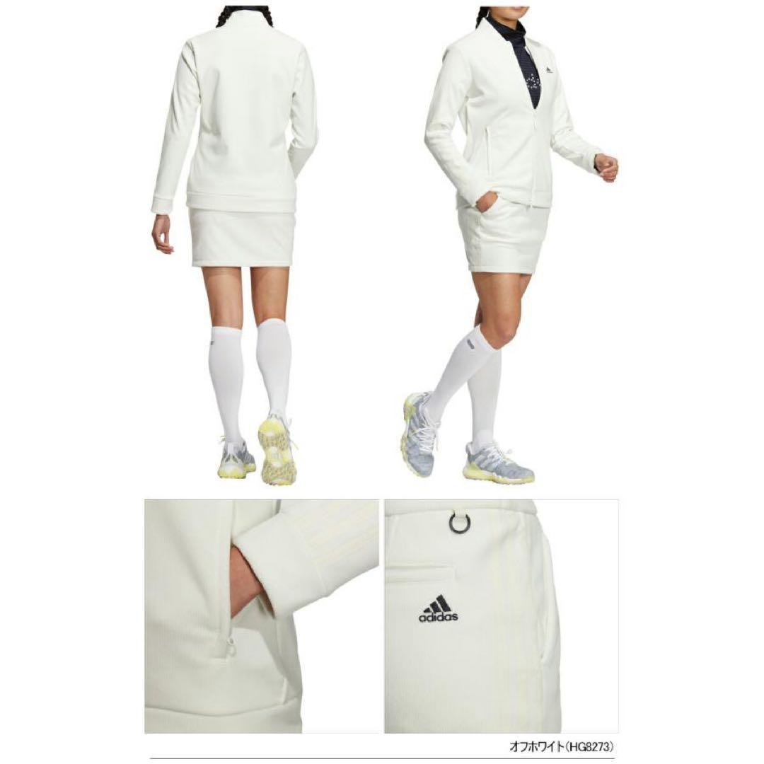 アディダスゴルフウェア 上品 コーデュロイセットアップ ベロア S 秋冬モデル