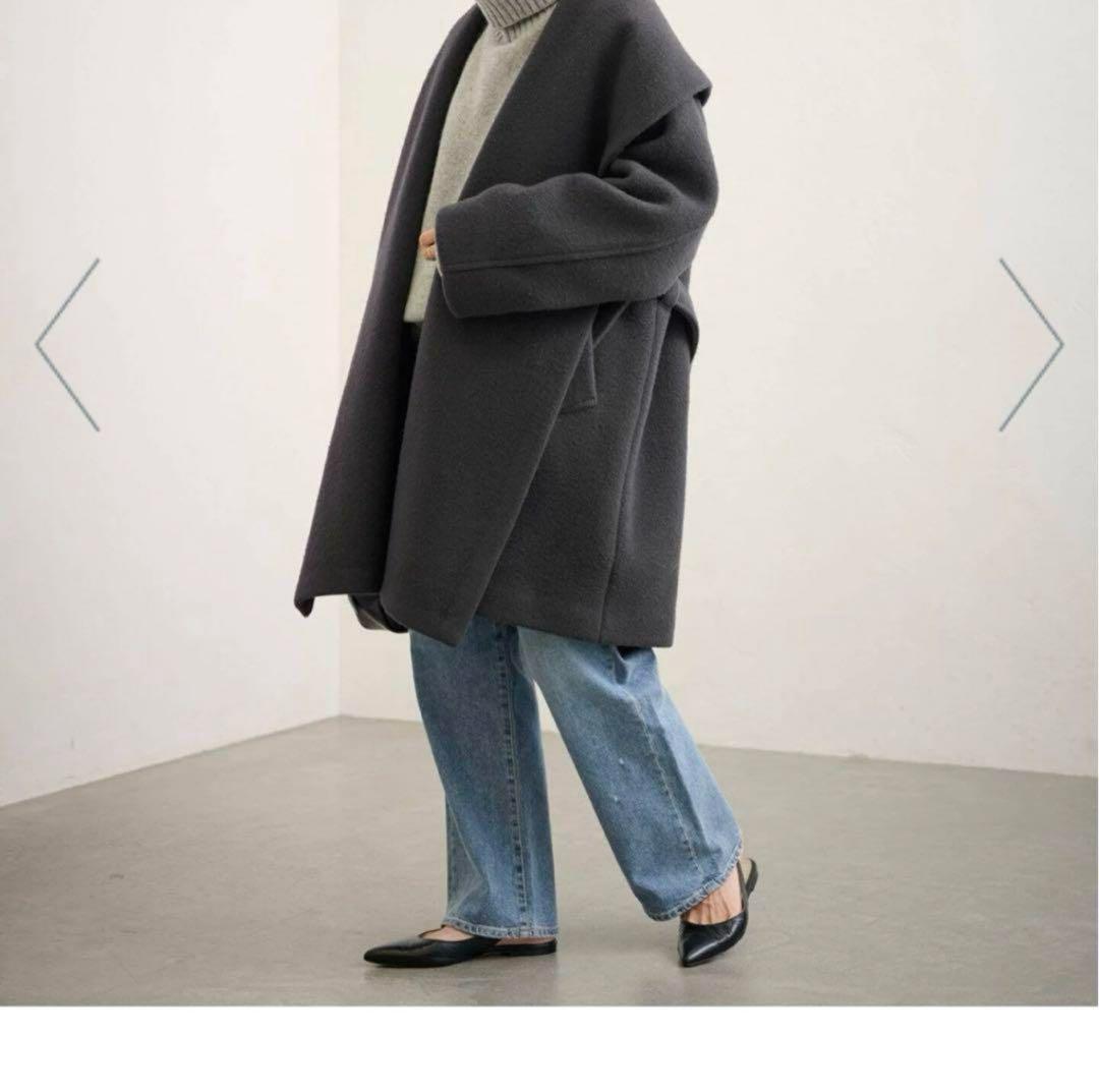 【今週末限定価格　新品】フレームワーク　ニュアンスコート　グレー